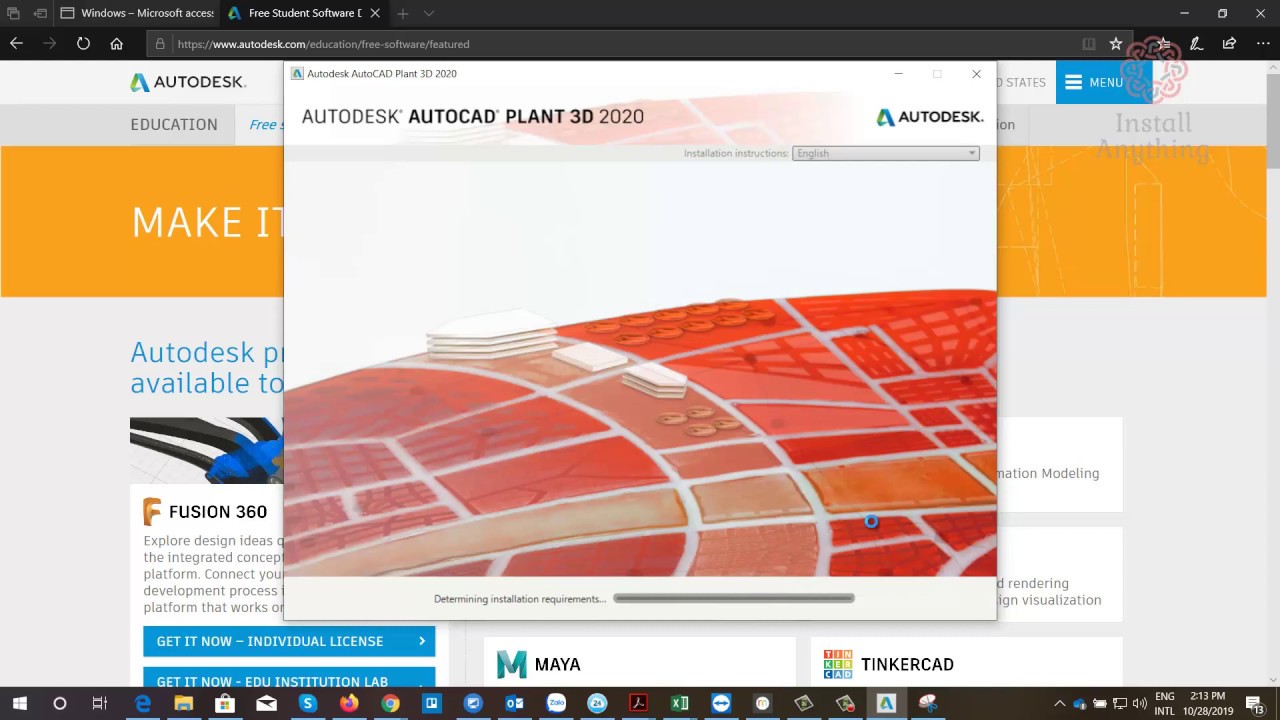 autocad plant 2020